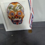 Yarn Huichol Skull